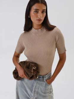 Maglia Lurex Beige  sp_e1