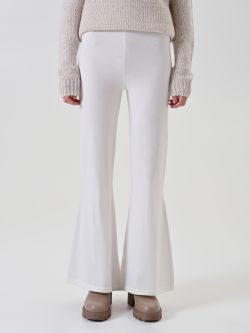 Cream Knit Trousers det_2