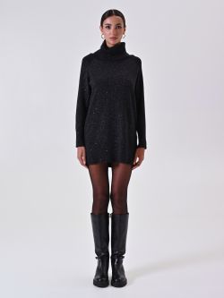 Abito in Maglia Nero Lurex & Micropaillettes det_1