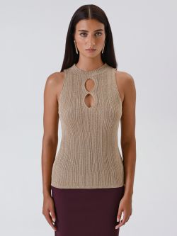Top in Maglia Oro Lurex det_2