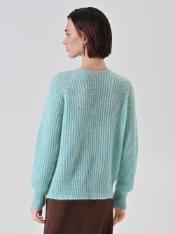 Mint Green Mohair-Blend Sweater 3 Rinascimento Mint Green Mohair-Blend Sweater det_3