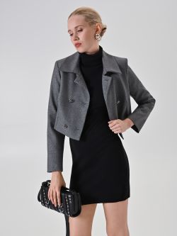 Black turtleneck knit dress sp_e1