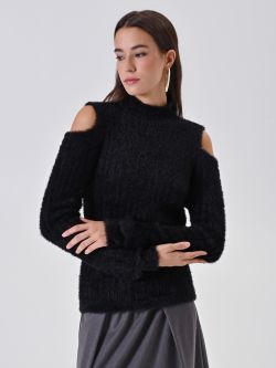 Czarny półgolf Fluffy in_i7