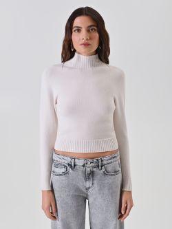 Pull cropped crème det_2