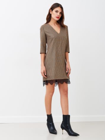 Abito Pied-de-Poule Lurex  Rinascimento