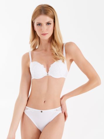 Verona Lace Push-up Bra Verona lace push-up bra, white Rinascimento