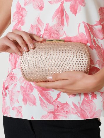 Clutch with Rhinestones  Rinascimento