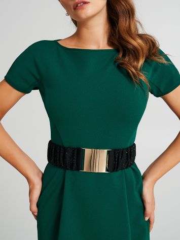 Elastic Belt with Rhinestones  Rinascimento