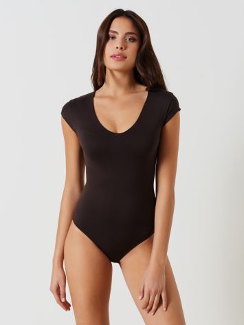 Microfibre bodysuit with padding   Rinascimento