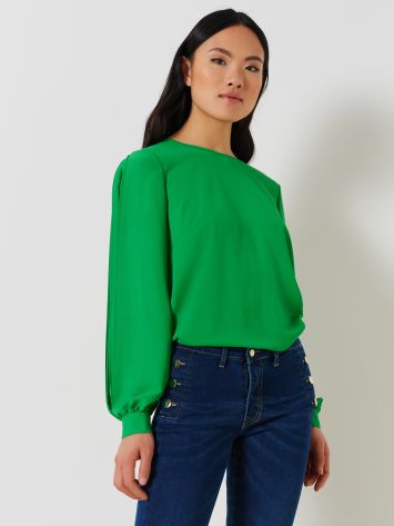 Blouse with Pleated Sleeves  Rinascimento