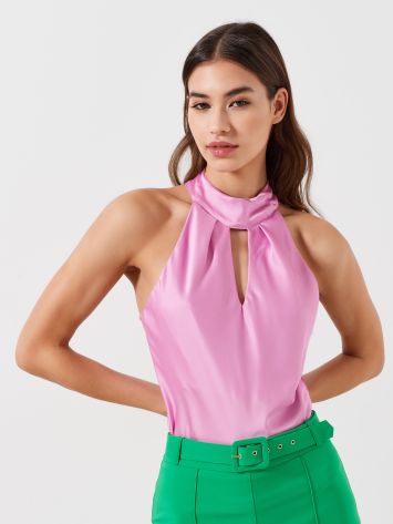 Top with Lace Inserts  Rinascimento