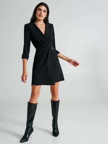 Crossover dress with chain  Rinascimento