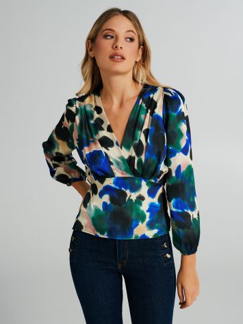 Blouse à imprimé fleuri  Rinascimento