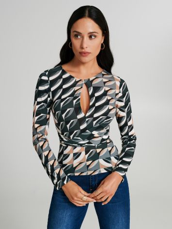 Pull optique en jersey  Rinascimento