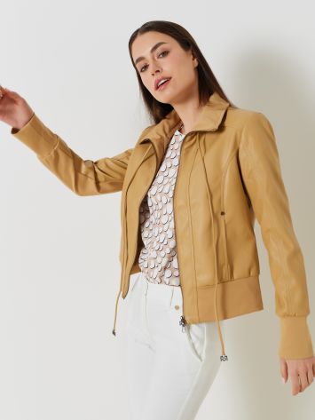 Faux Leather Jacket  Rinascimento