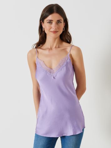 LENZING ™ ECOVERO ™ Lace inserts Top  Rinascimento
