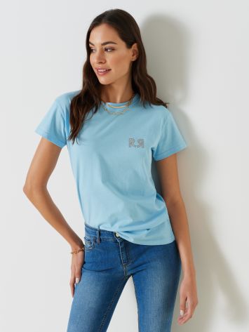 Single-colour T-shirt with Logo  Rinascimento