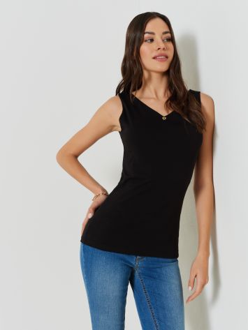 Single-colour Tank Top  Rinascimento