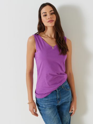 Single-colour Tank Top  Rinascimento