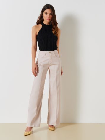 Cotton Palazzo Trousers  Rinascimento