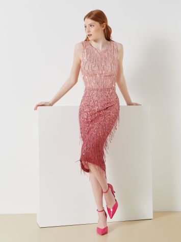Midi Sequin Dress  Rinascimento