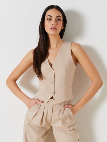 Technical Fabric Waistcoat  Rinascimento
