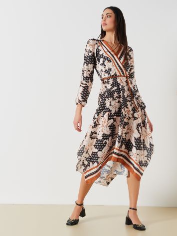 Lily Print Dress  Rinascimento