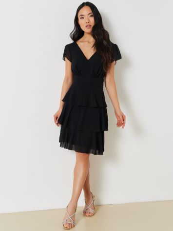 Short Dress with Volants  Rinascimento
