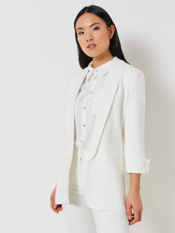 Veste sans boutonnage en tissu technique  Rinascimento