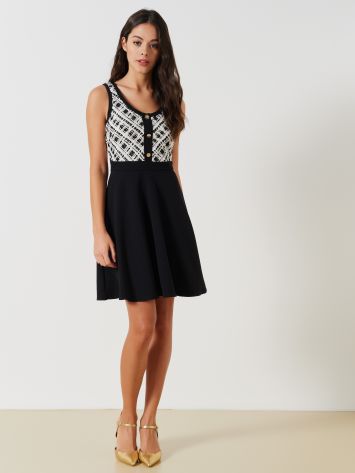 Kleid mit Mieder aus Tweed  Rinascimento