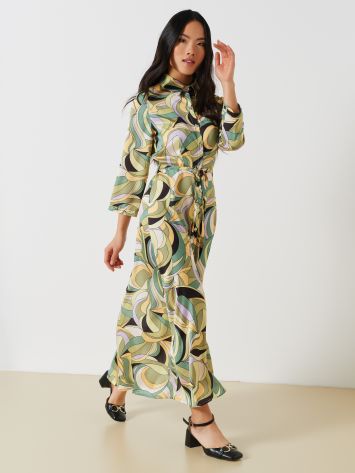 Sixties Print Chemise Dress   Rinascimento