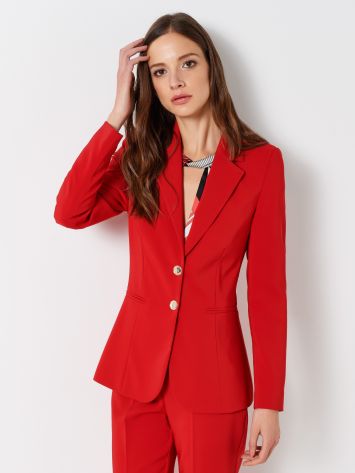 Two-Button Jacket in Technical Fabric  Rinascimento