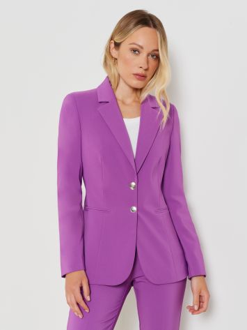 Veste à deux boutons en tissu technique   Rinascimento
