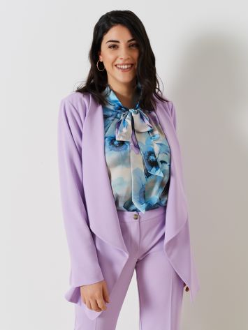 Giacca Curvy Elasticizzata Effetto Cardigan  Rinascimento