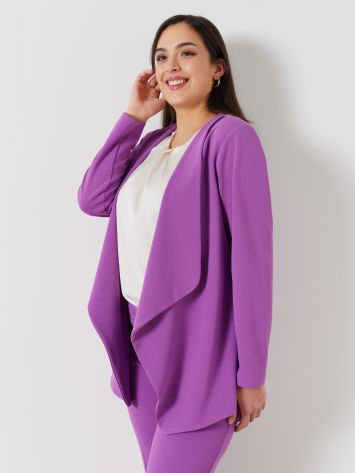 Giacca Curvy Elasticizzata Effetto Cardigan  Rinascimento
