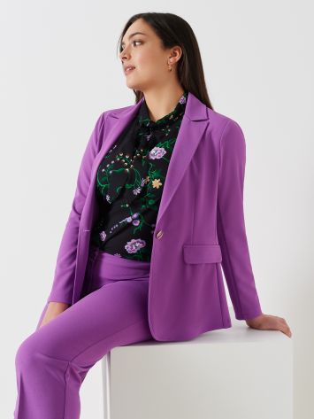 Veste curvy élastique à un bouton  Rinascimento