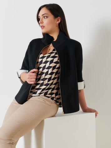 Petite cape curvy en néoprène  Rinascimento