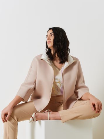 Petite cape curvy en néoprène  Rinascimento