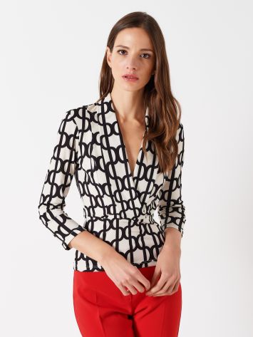 Geometric Print Blouse  Rinascimento