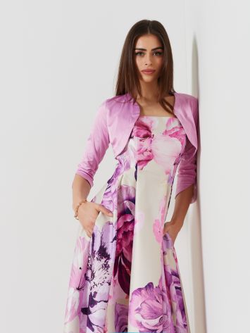 Structured Satin Shrug  Rinascimento