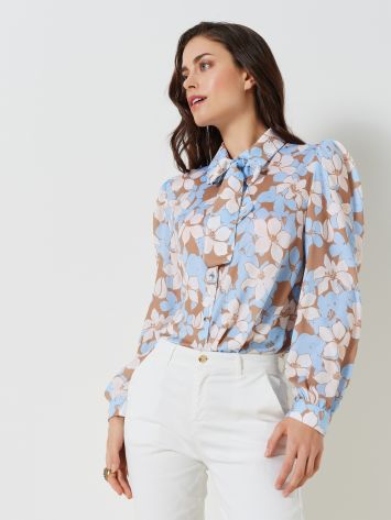Shirt with Floral print  Rinascimento