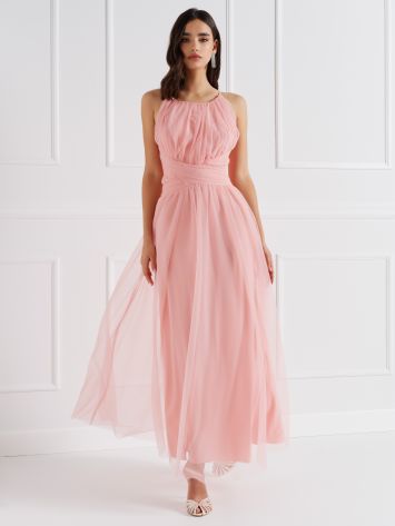 Coral Tulle Rinascimento atelier Dress  Rinascimento