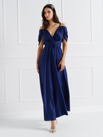Blue Rinascimento atelier Bow Dress  Rinascimento