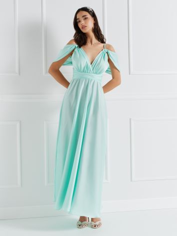 Aqua Green Rinascimento atelier Bow Dress  Rinascimento
