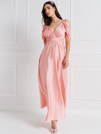 Coral Rinascimento atelier Bow Dress  Rinascimento