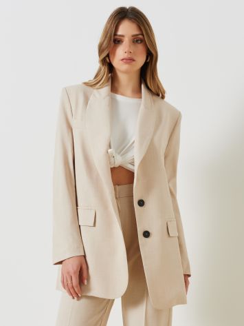Blazer oversize léger à deux boutons  Rinascimento
