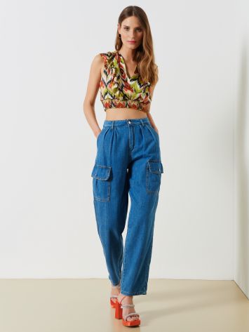 Cargo Denim Jeans   Rinascimento