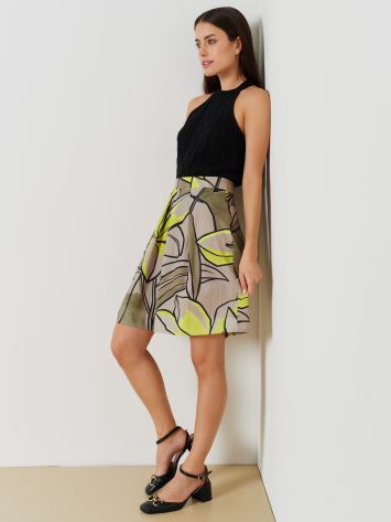 Printed Poplin Skirt  Rinascimento