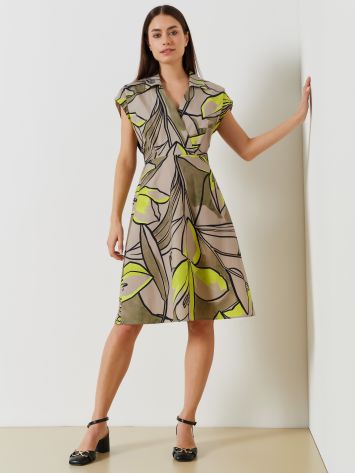 Printed Poplin Dress  Rinascimento