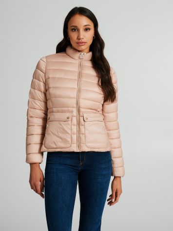 Short down jacket with Repreve® front pockets  Rinascimento
